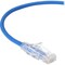 Black Box Slim-Net Cat6 250-Mhz 28-Awg Stranded Ethernet Patch Cable - C6PC28-BL-05 - alternate 1